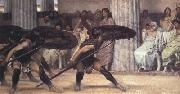 Alma-Tadema, Sir Lawrence A Pyrrhic Dance (mk23) USA oil painting artist